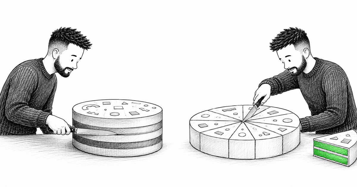 Layered vs Feature-Sliced: Two Ways to Cut the Same App